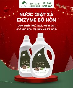 Nước Giặt Xả Hữu Cơ Bồ Hòn Tinh Dầu Hoa Bưởi