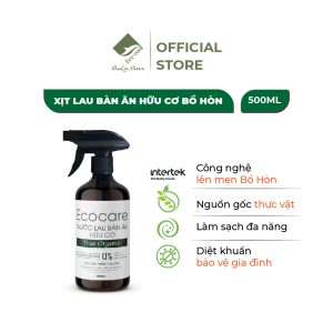 Nước lau bàn hữu cơ bồ hòn và tinh dầu quế 500ml