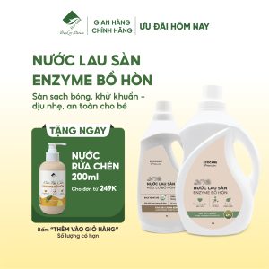 Nước lau sàn enzyme bồ hòn Ecocare