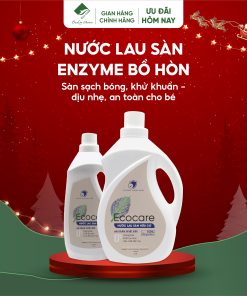 Nước Lau Sàn Hữu Cơ Bồ Hòn Tinh Dầu Quế