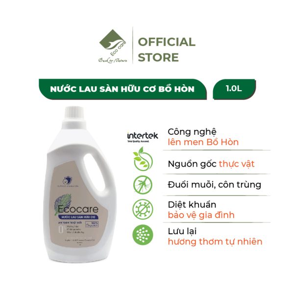 Nước lau sàn hữu cơ tinh dầu quế 1l