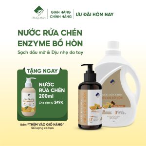 Nước rửa chén cam bồ hòn Ecocare