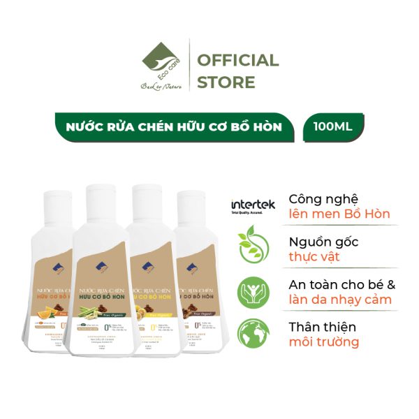 Nước rửa chén hữu cơ bồ hòn 100ml