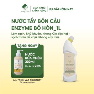 Tẩy bồn cầu cam bạc hà enzyme bồ hòn Ecocare