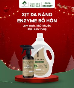 Xịt Đa Năng Hữu Cơ Bồ Hòn Tinh Dầu Sả Chanh