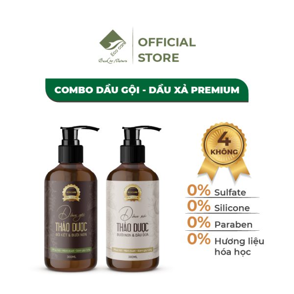 Combo dầu gội xả premium