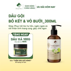 Dầu gội thảo dược bồ kết và vỏ bưởi Ecocare