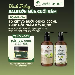 Combo gội xả thảo dược