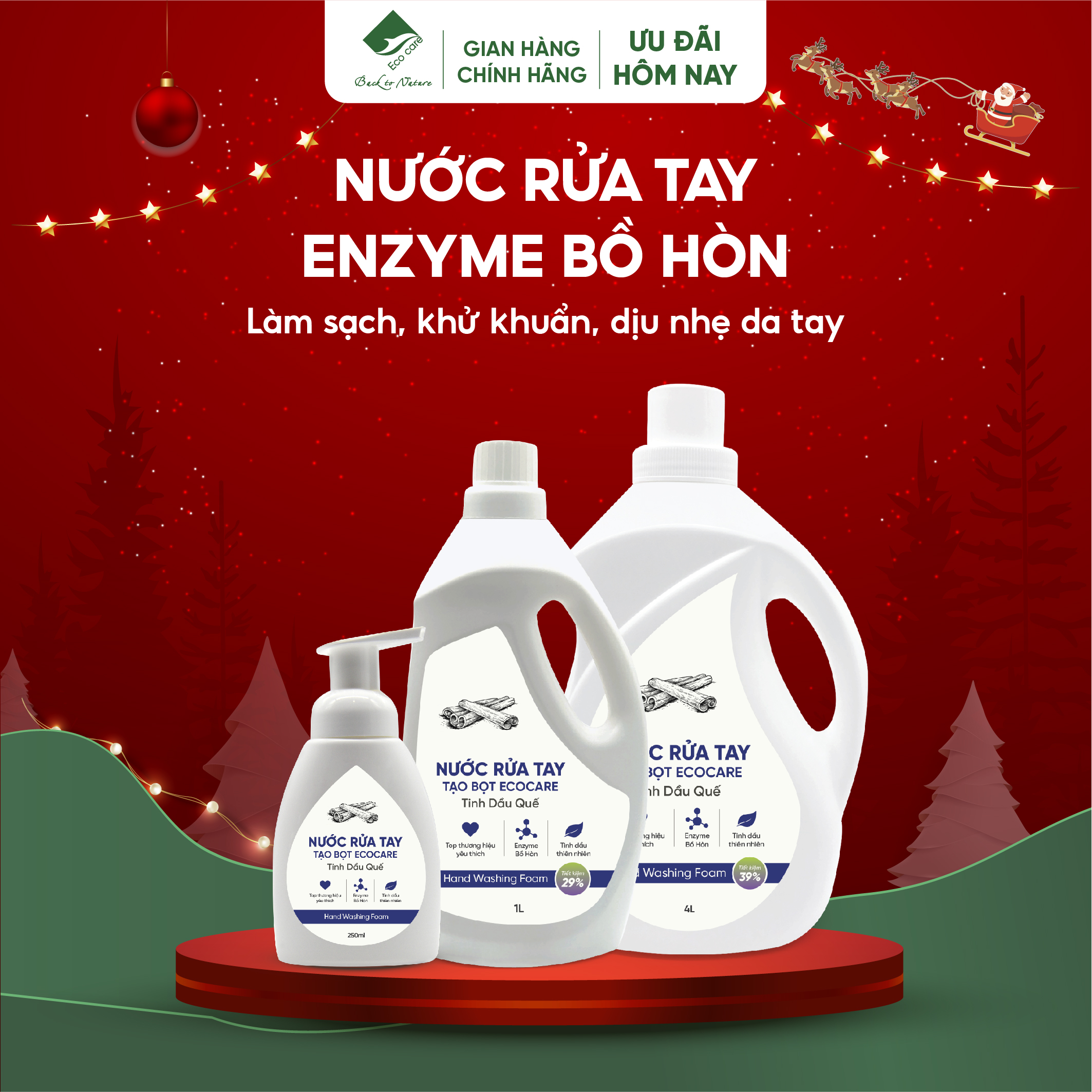 Nước rửa tay quế