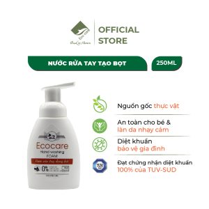 Nước rửa tay tạo bọt tinh dầu cam 250ml