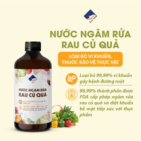 mô tả sản phẩm nước ngâm rau củ quả