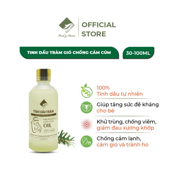 Tinh dầu tràm chống cảm cúm