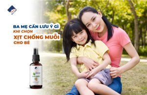 lưu ý khi chọn xịt chống muỗi đốt cho bé