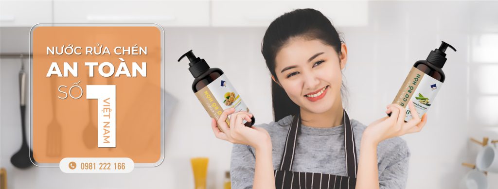 Banner nước rửa chén