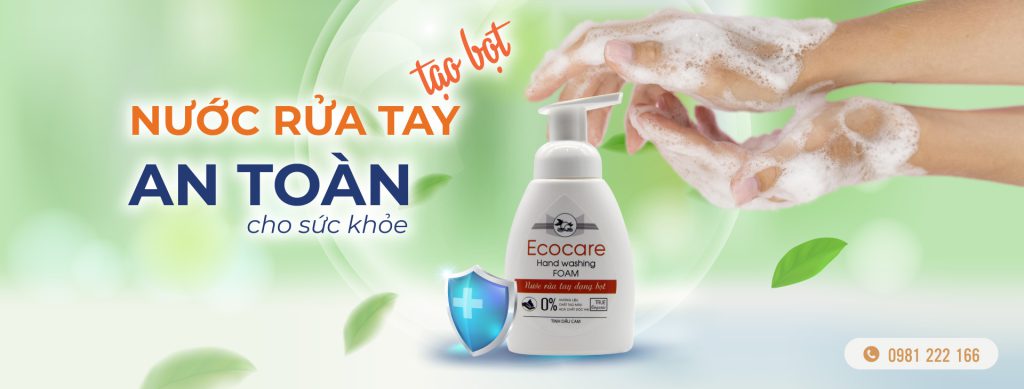 Banner nước rửa tay