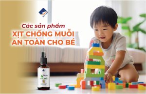 Các sản phẩm xịt chống muỗi an toàn cho bé