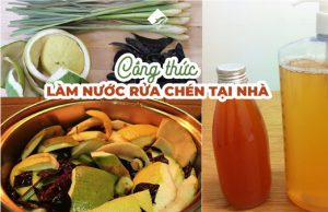 công thức làm nước rửa chén tại nhà