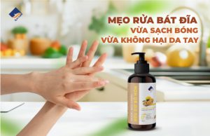 Mẹo rửa bát đĩa vừa sạch bóng vừa không hại da tay