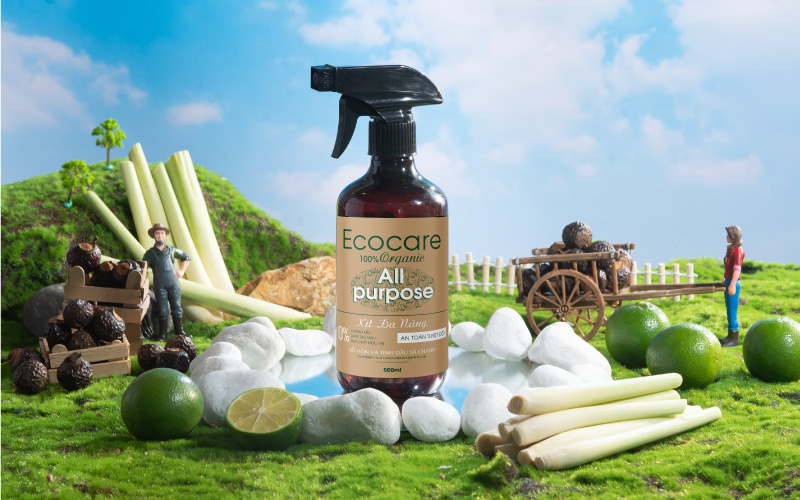 Nước lau kính bồ hòn Ecocare