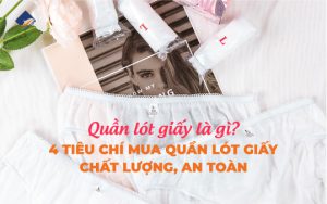 Quần lót giấy là gì? 4 tiêu chí mua quần lót giất chất lượng an toàn