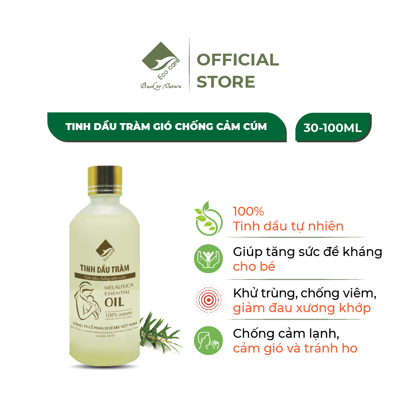 Tinh dầu tràm gió Ecocare