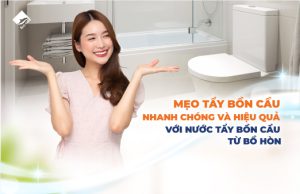 Mẹo tẩy bồn cầu nhanh chóng và hiệu quả với nước tẩy bồn cầu từ bồ hòn