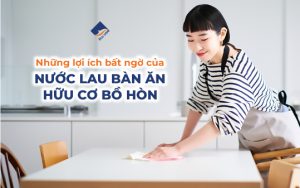 Những lợi ích bất ngờ của nước lau bàn ăn hữu cơ bồ hòn