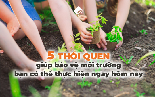 5 Thói Quen Giúp Bảo Vệ Môi Trường Bạn Có Thể Thực Hiện Ngay Hôm Nay