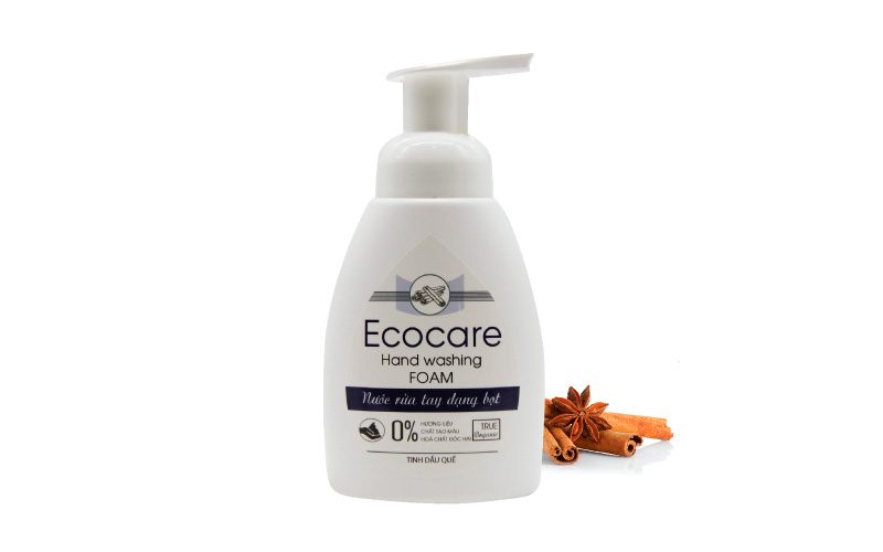 Nước rửa tay bồ hòn Ecocare tinh dầu quế