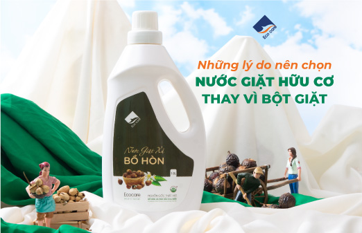 Những Lý Do Nên Chọn Nước Giặt Hữu Cơ Thay Vì Bột Giặt