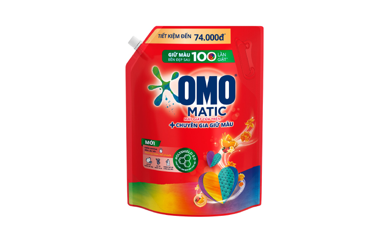 Nước giặt OMO Matic bền màu