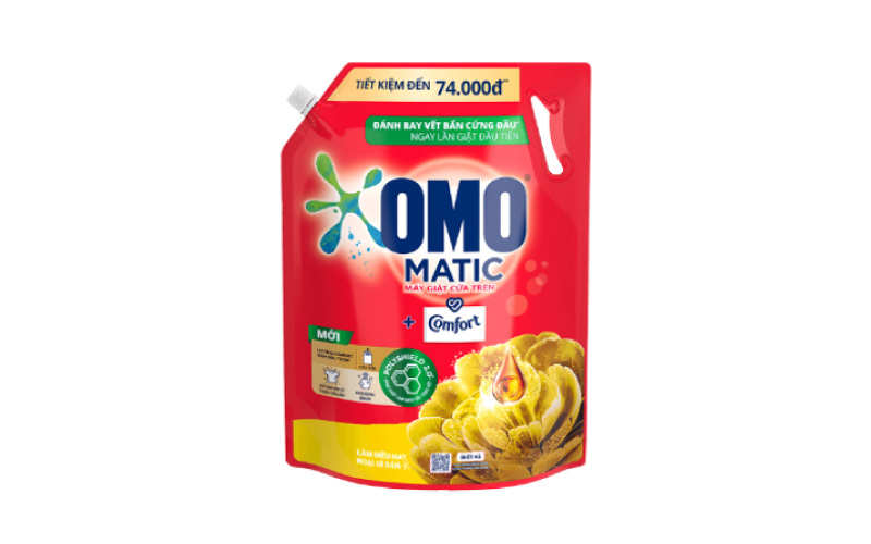 Nước giặt Omo Matic Comfort Tinh Dầu Thơm