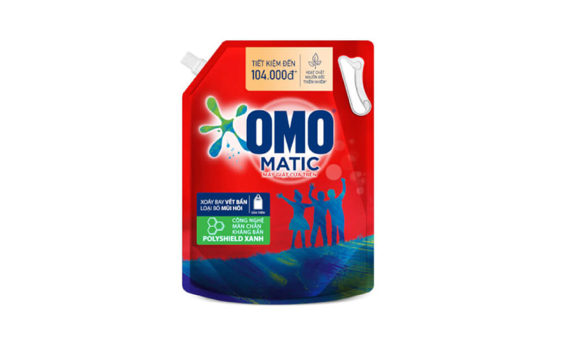 Nước giặt Omo Matic