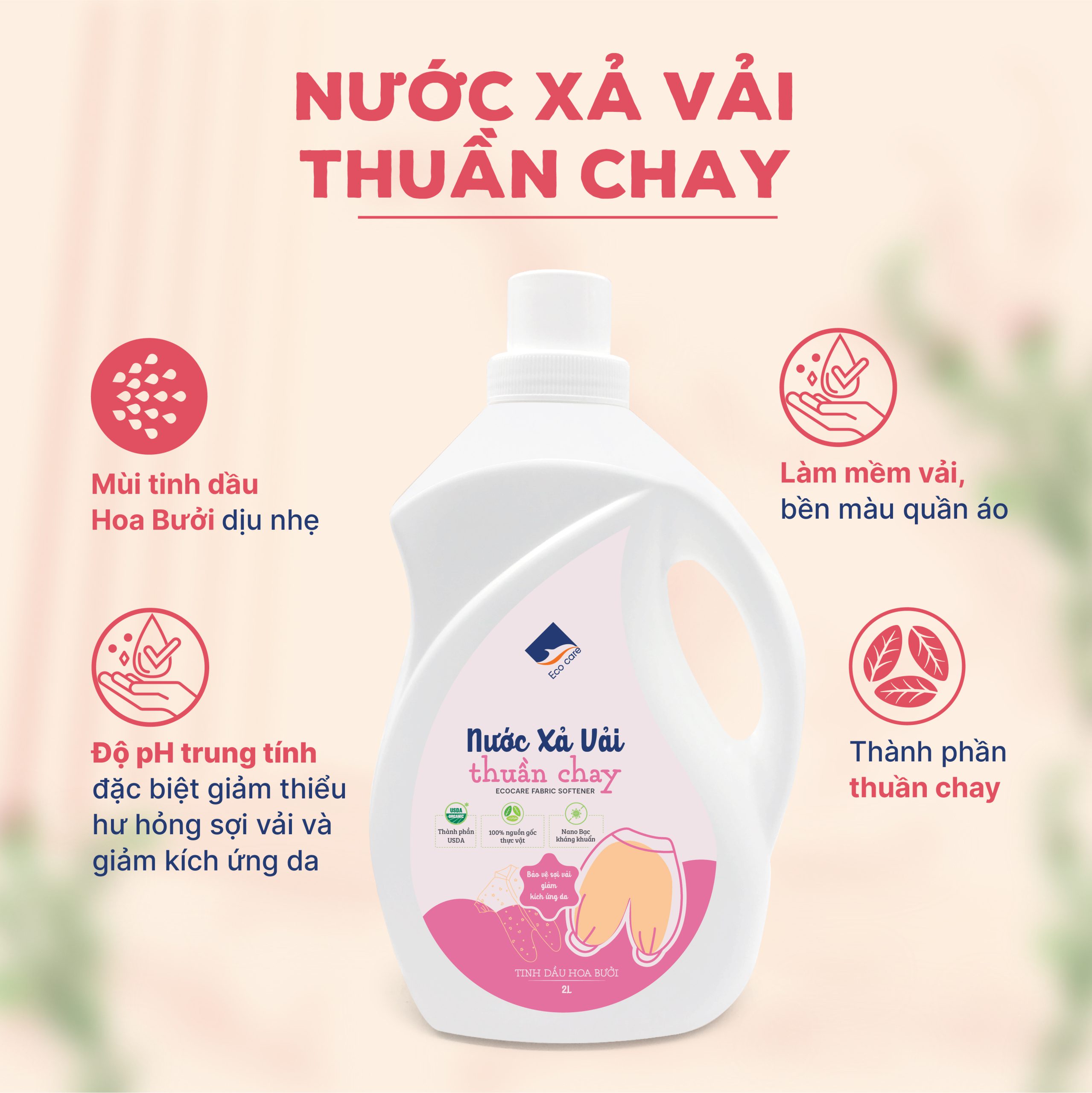 Nước xả vải thiên nhiên