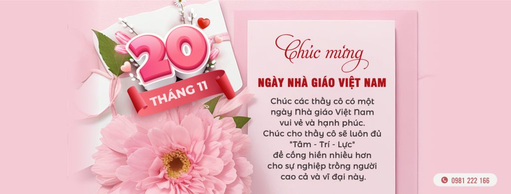 Chúc mừng ngày Nhà giáo Việt Nam