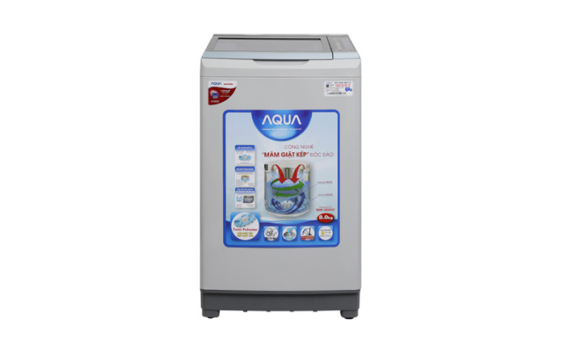 Cách xả nước máy giặt Aqua