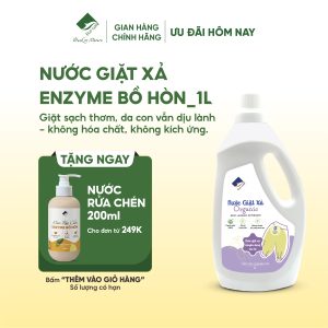 Nước giặt xả em bé tinh dầu cam bạc hà Ecocare