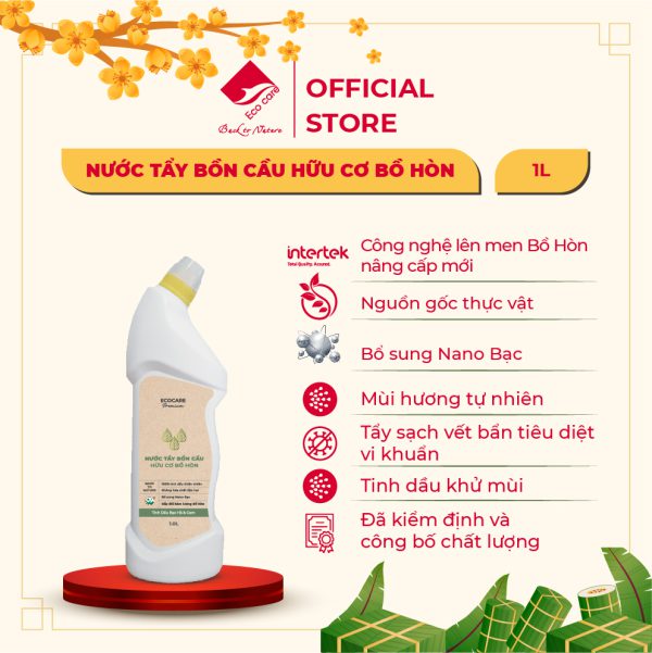 Nước tẩy bồn cầu tinh dầu cam bạc hà