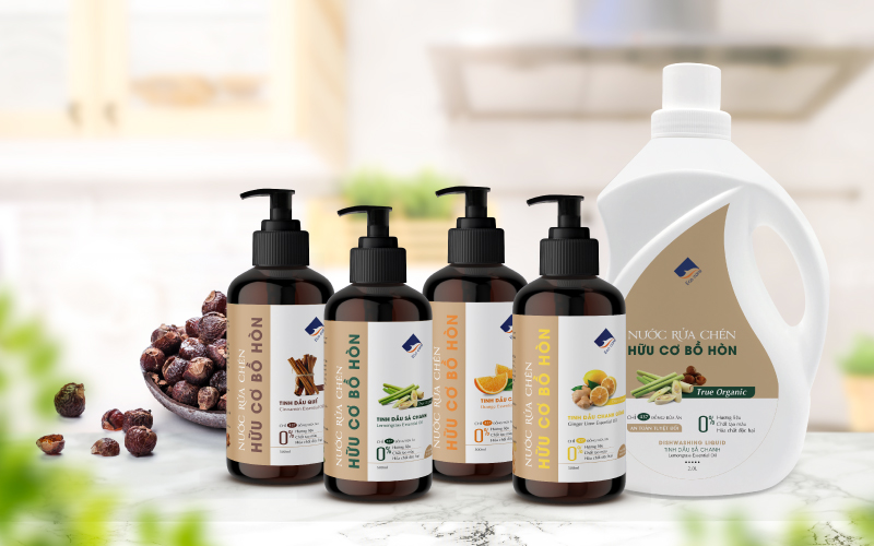 Nước rửa chén enzyme bồ hòn Ecocare 