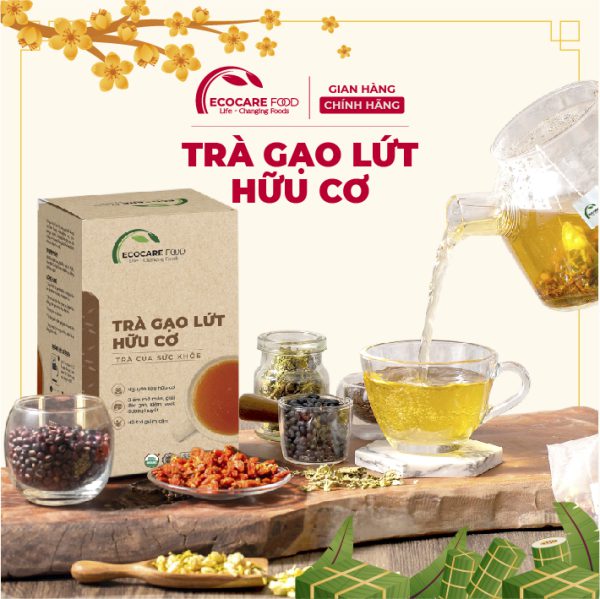 Trà Gạo Lứt Hữu Cơ Ecocare