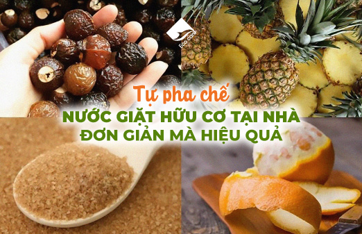 Tự Pha Chế Nước Giặt Hữu Cơ Tại Nhà Đơn Giản Mà Hiệu Quả