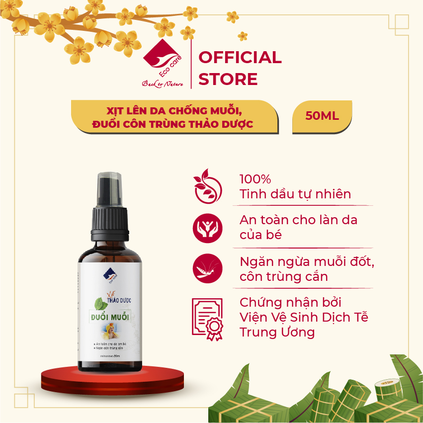 Xịt Thảo Dược Chống Muỗi Đốt Ecocare