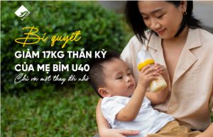 Bí quyết giảm 17kg thần kỳ của mẹ bỉm U40: Chỉ với một thay đổi nhỏ
