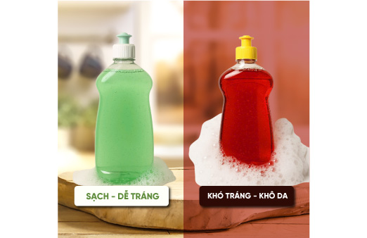 Bọt nhiều chưa chắc đã sạch