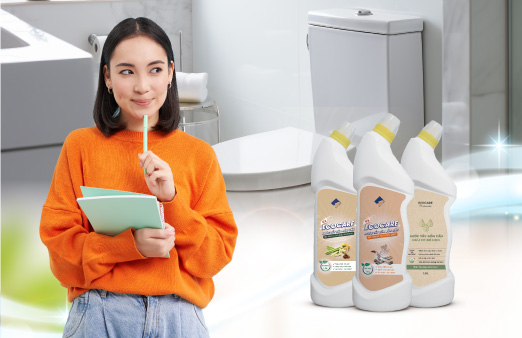 Gợi ý sản phẩm tẩy bồn cầu an toàn từ Ecocare