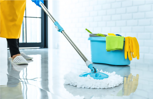 Nước lau sàn không để lại tồn dư hóa chất trên sàn