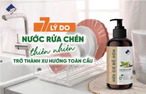 7 lý do nước rửa chén thiên nhiên trở thành xu hướng toàn cầu