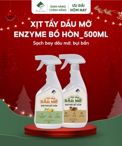 Xịt tẩy dầu mỡ enzyme bồ hòn