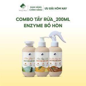 Combo tẩy rửa enzyme bồ hòn 200ml