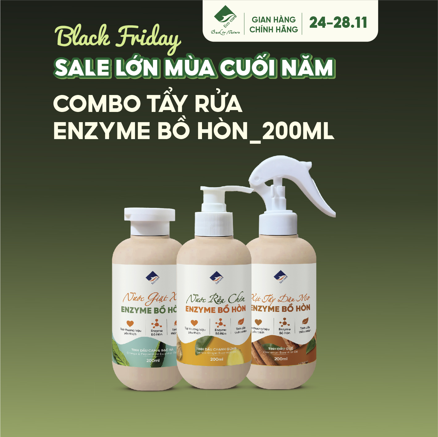 Combo tẩy rửa 200ml